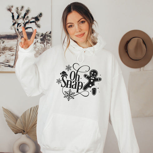 C & Win Sports Oh Snap Hoodie White / S - C & Win Sports